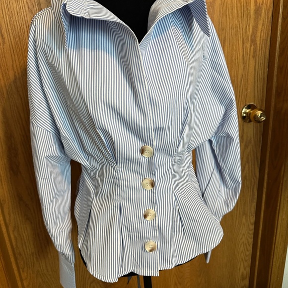 Commense Blue Button Down Shirt - Picture 6 of 10